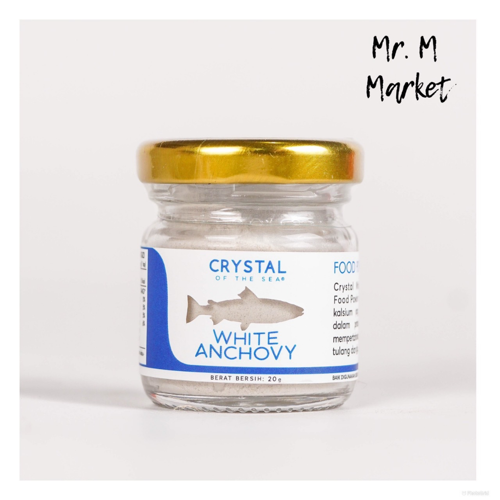 

White Anchovy Powder 20g / Bubuk Ikan Teri Nasi / Whitebait Crystal of The Sea