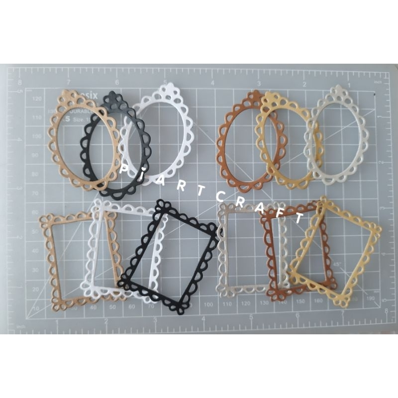

Frame mini (6 pcs) - dies cut / cut dies DIY Scrapbook /Journal vintage /album / frame foto
