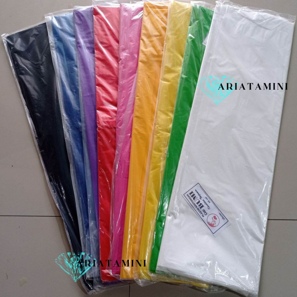 Plastik Cap Bumi Untuk Samak Layang - Layang Kresek Layangan Panjang 9 Meter