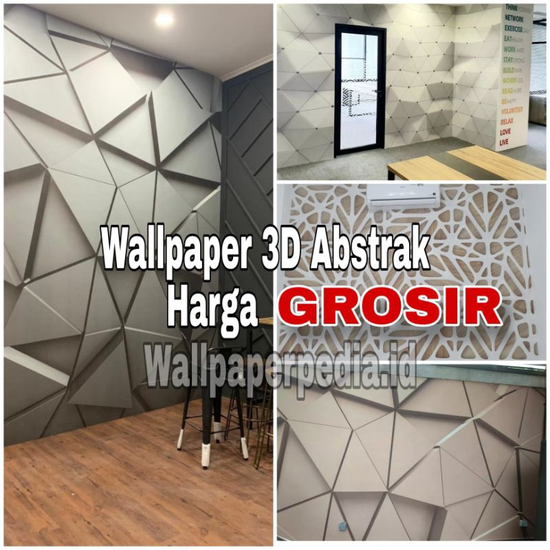 Wallpaper 3D / Wallpaper 3D Dinding / Wallpaper 3D Art / Wallpaper 3D Abstrak Harga Grosir Termurah
