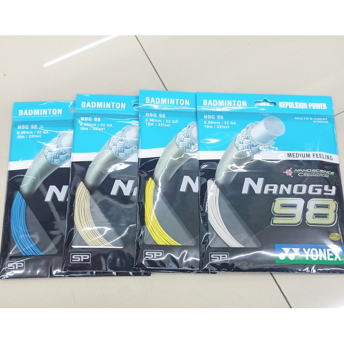 senar badminton yonex nanogy 98 senar raket yonex nanogy 98 original