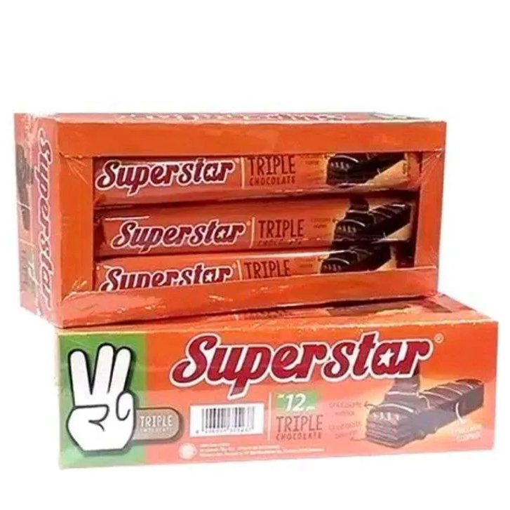 

Roma Superstar Triple Coklat (12 pcs x 18gr)