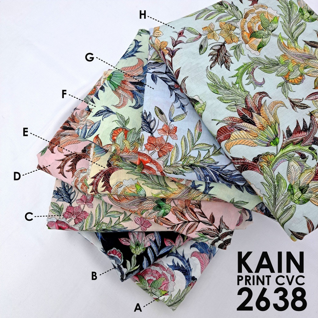 Kain Katun / Kain Katun Print CVC D-2638