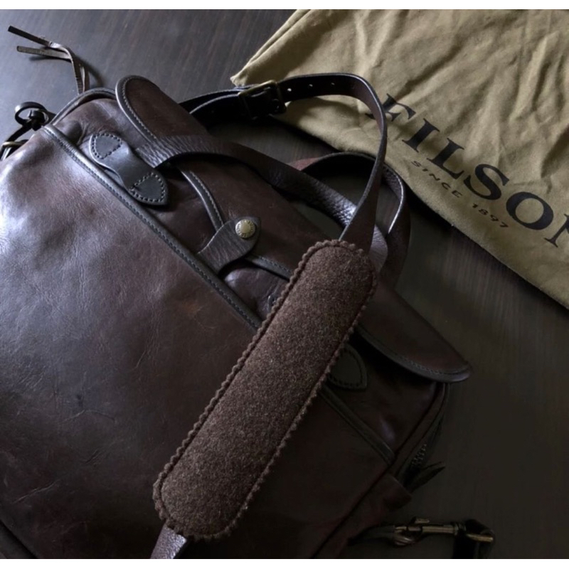 Filson weatherproof leather original briefcase