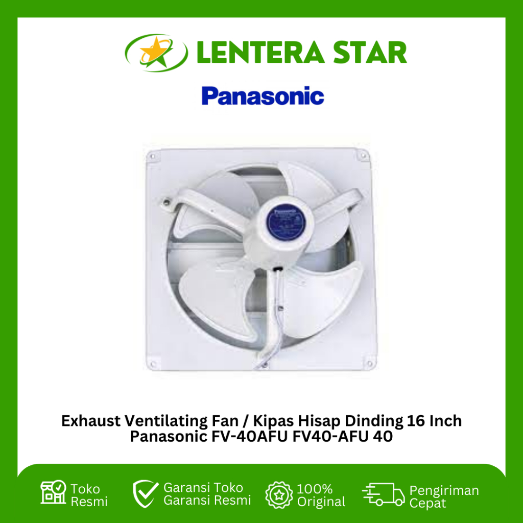 Exhaust Ventilating Fan / Kipas Hisap Dinding 16 Inch Panasonic FV 40 AFU FV40-AFU 40 FV40AFU