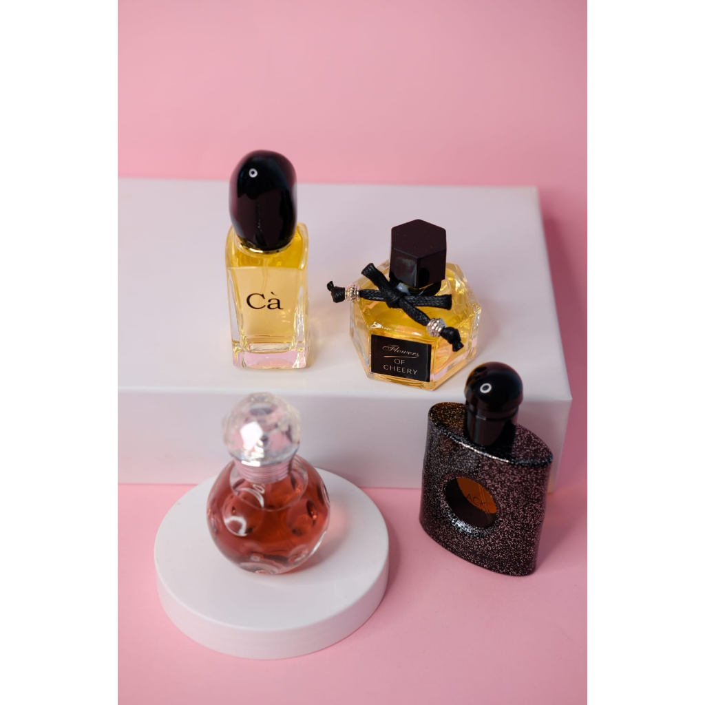 Parfum Unisex Dupe Gucci | YSL |Parfum Pria Wanita 1 Set 4 pcs Parfume Import Parfum Set Perfume