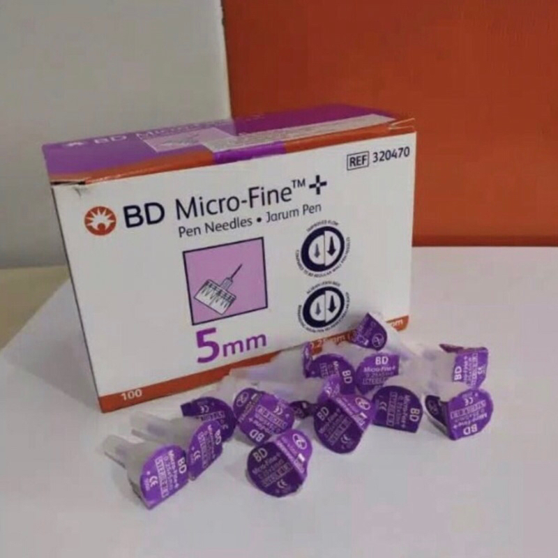 BD Pen Needle Insuline Microfine 31 G 5mm isi 100 per box / Jarum Insulin Microfine BD 0.25mm x 5mm 