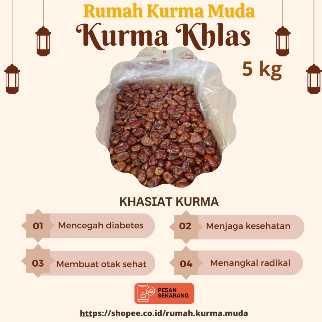 

Rumah Kurma Muda - Kurma Khalas 5 Kg Dos | kurma khalas kurma khalas saad | Kurma Khalas Saad Sa'ad Produksi Terbaru 100% Berkualitas