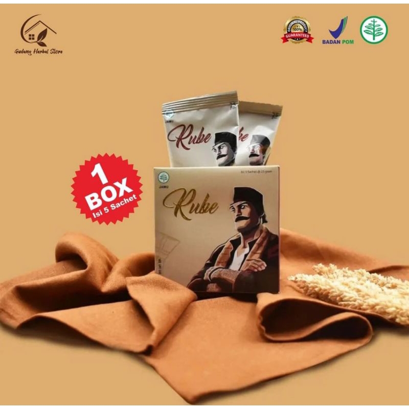 

KOPI RUBE 1 BOX 5 SACHET COFFEE RUBE ASLI ORIGINAL BERKUALITAS BPOM