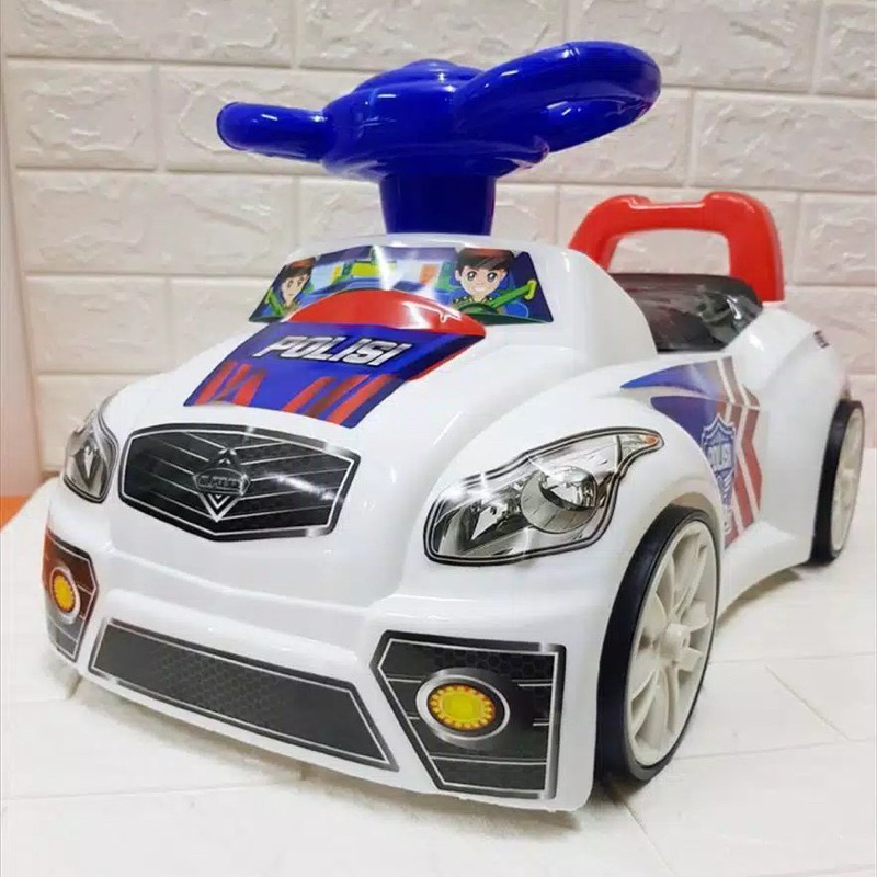 (BISA COD) MAINAN ANAK MOBIL DORONG POLISI / Mainan Mobil Duduk Ride On SL POLICE / Mobil Polisi / Mobil Anak