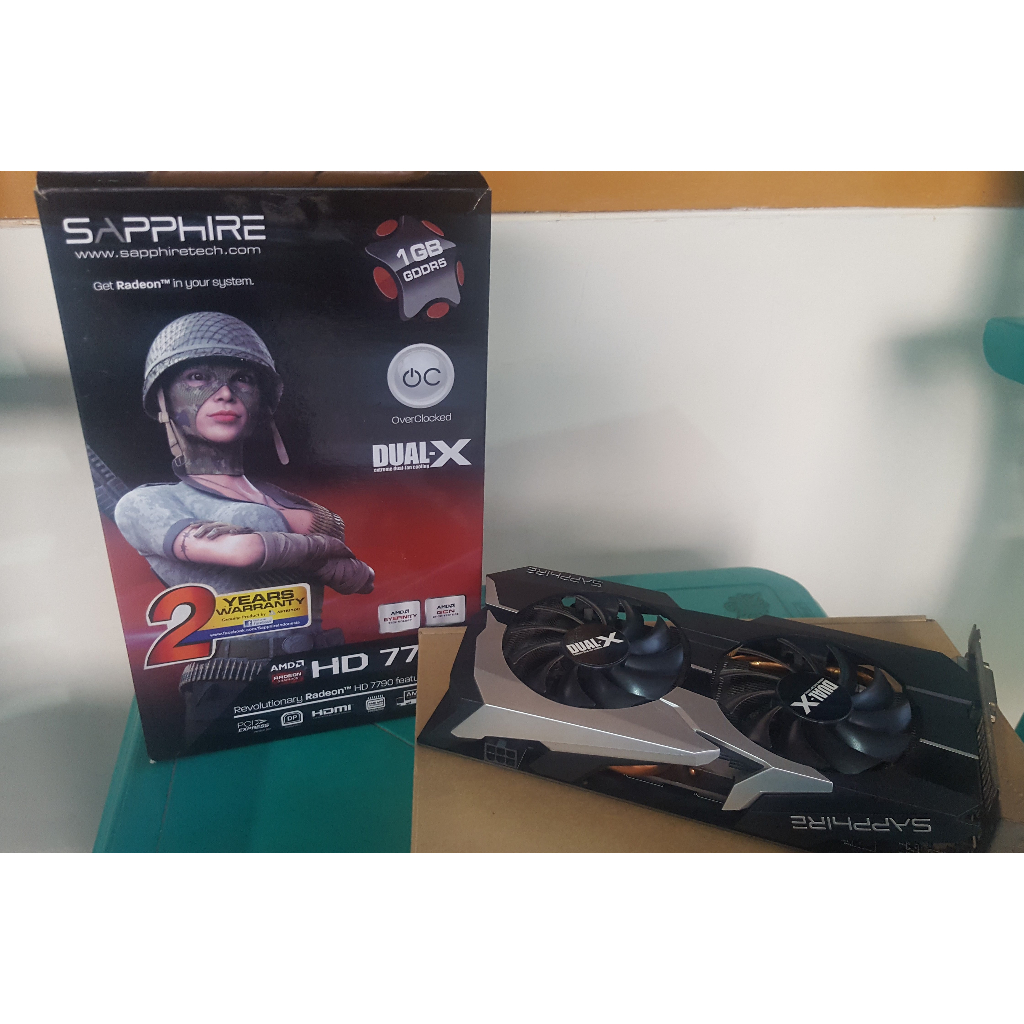 VGA Card AMD Radeon Sapphire HD 7790 Dual-X OC 1 GB GDDR5 128 bit