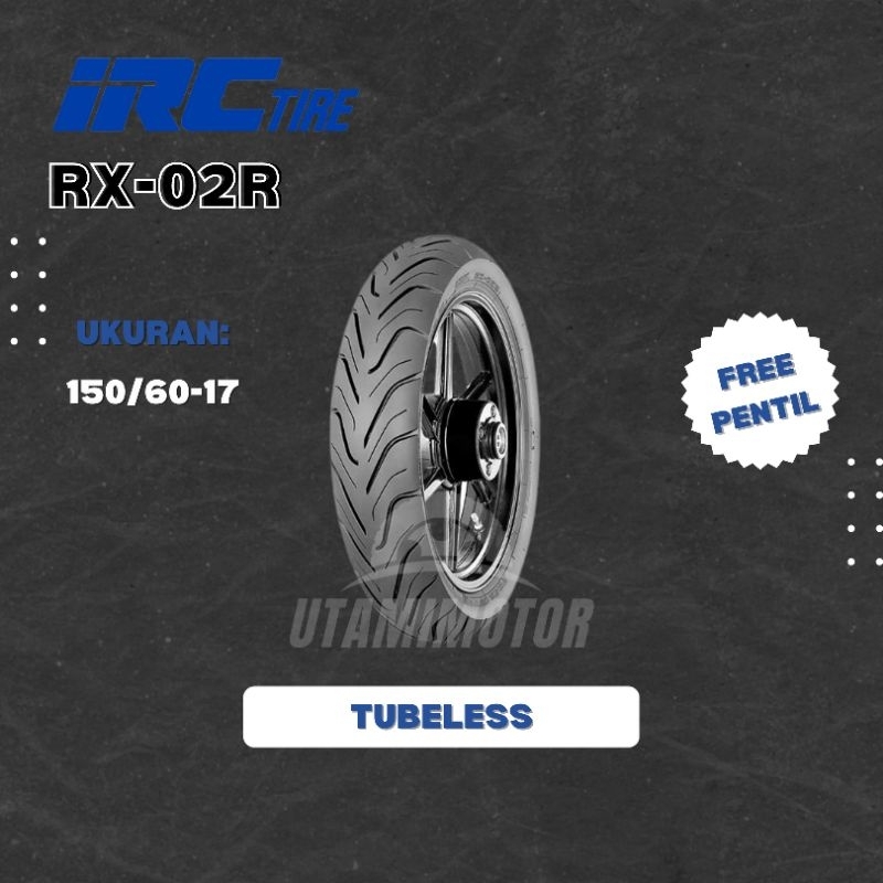 BAN MOTOR IRC RX02 R RING 17 150/60-17 TUBELESS