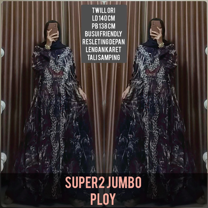 Gamis Twill Super Super Jumbo / Gamis Twill Ori / Gamis Batik Pekalongan