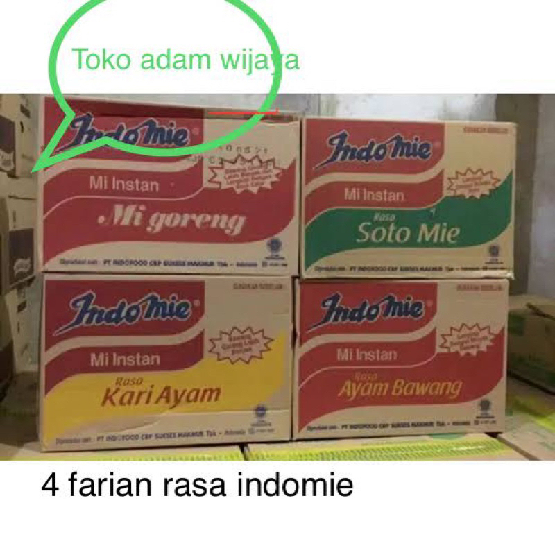 

indomie all farian 1dus isi 40pcs