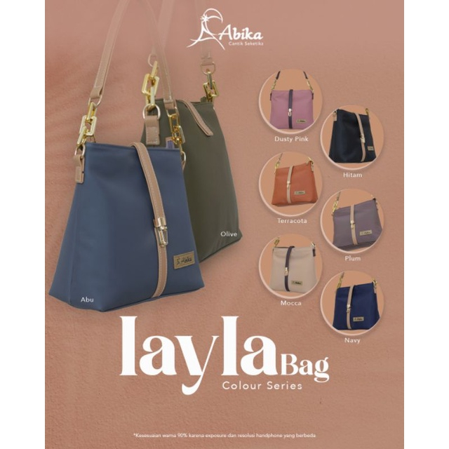 TAS SELEMPANG WANITA/SLING BAG/TAS CANTIK/TAS MURAH TERBARU LAYLA BAG BY ABIKA