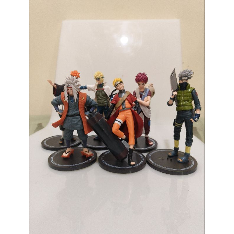 (naruto) (non box) action figure anime statue hatake kakashi naruto uzumaki pain gaara minato namika