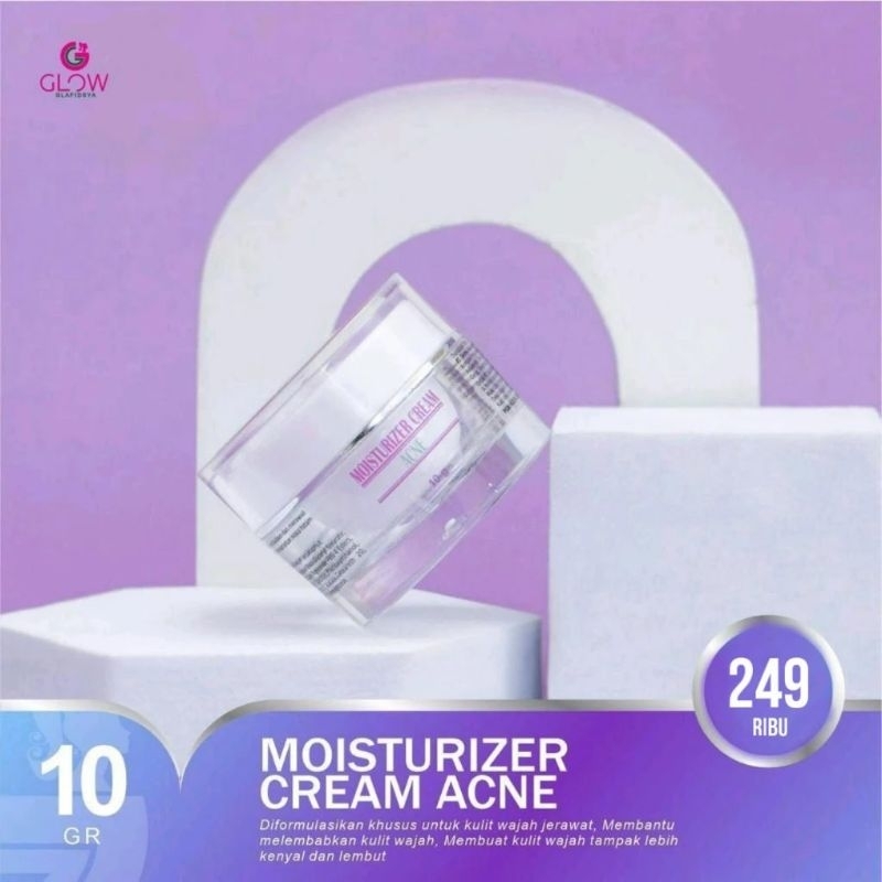 GLAFIDSYA ACNE MOISTURIZER CREAM GLAFIDSYA STORE SKINCARE DR. REZA GLADYS PELEMBAB KULIT BERJERAWAT 