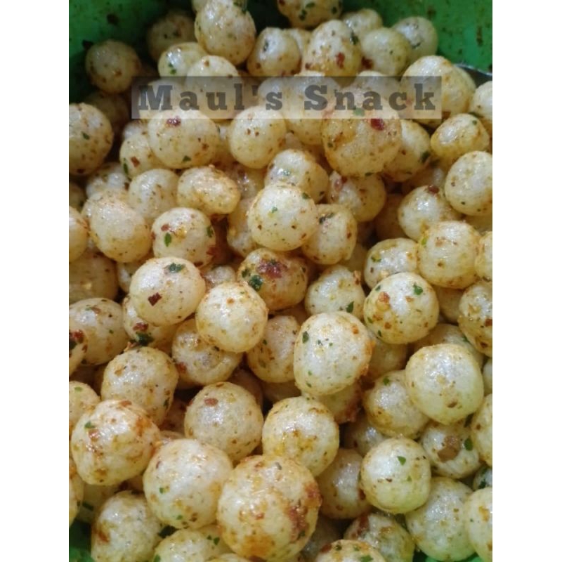 

Cimol crispy pedas daun jeruk 250gr / Cimol garing original daun jeruk 250gr