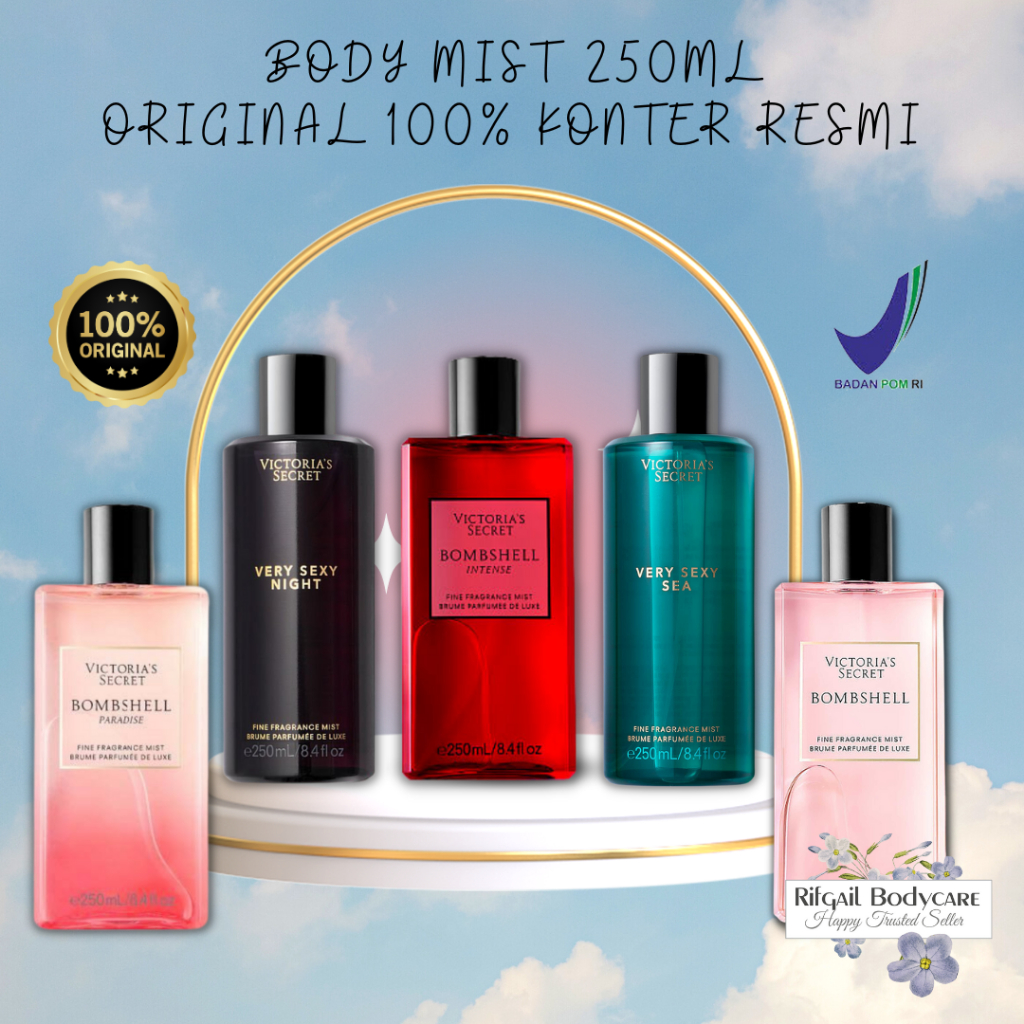 Victoria's Secret HIGH END COLLECTION Body Mist (Bombshell, Tease, dll)