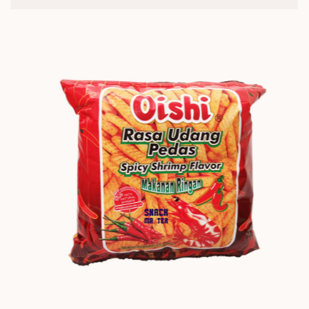 

Oishi Udang Pedas - Netto 11gr