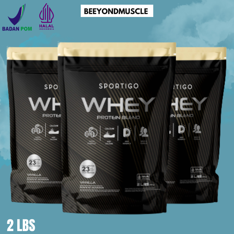 

SPORTIGO Whey Protein Blend Concentrate Rasa Vanilla 2lbs - Whey Protein BeeyonMuscle