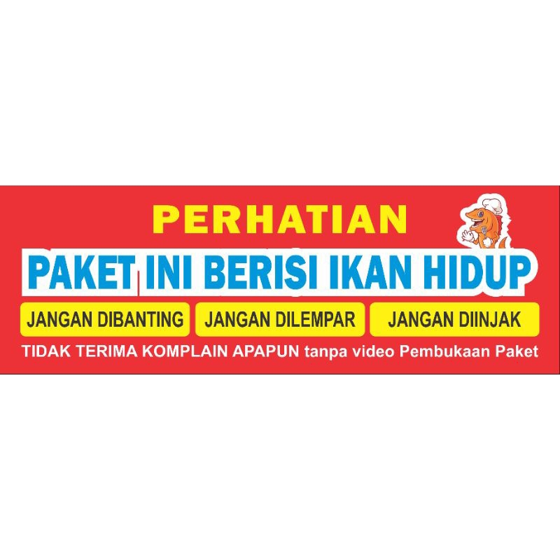 

Stiker Pengiriman Ikan stiker ikan hidup