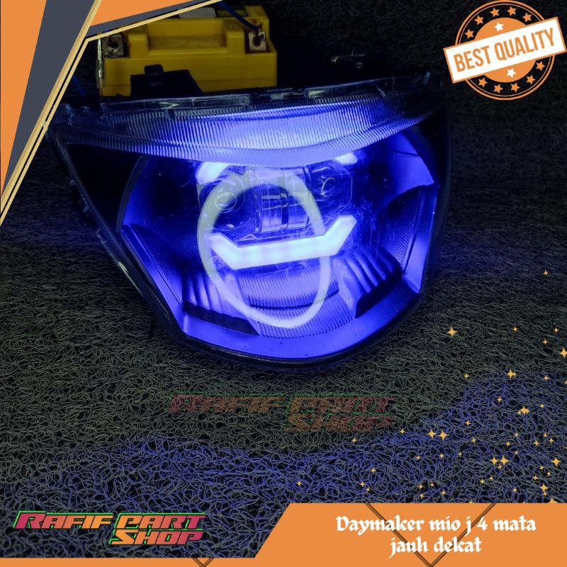 Daymaker mio j lampu mio j 4 lensa jauh dekat