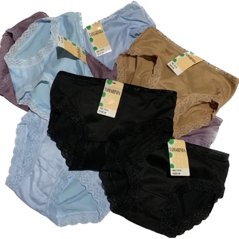 ( ISI 6 PCS ). pakaian dalam wanita dewasa Tamarinda Renda produksi Lokal