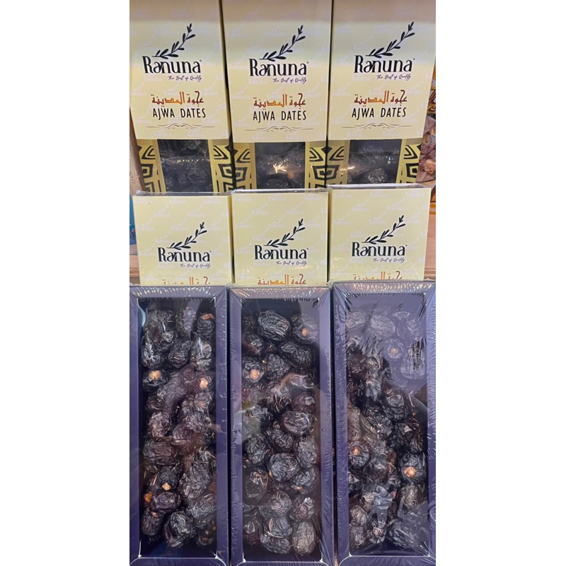 

Kurma Ajwa Raruna Organik premium 500gr