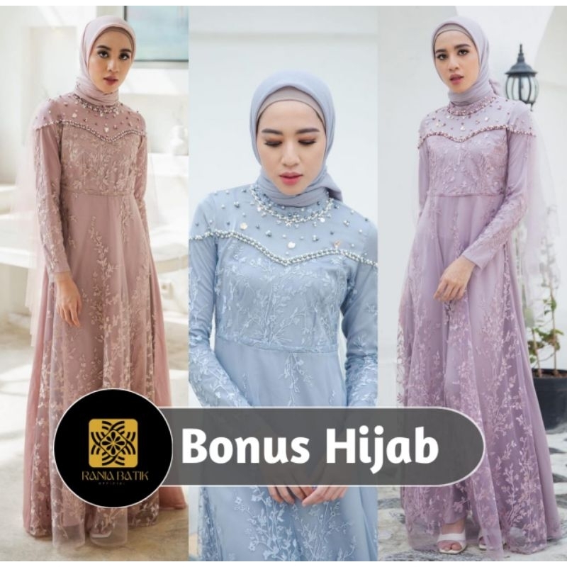 Gamis Brukat Premium Gamis Pesta Gamis Brukat Elegan Gamis Brukat Baju Muslim