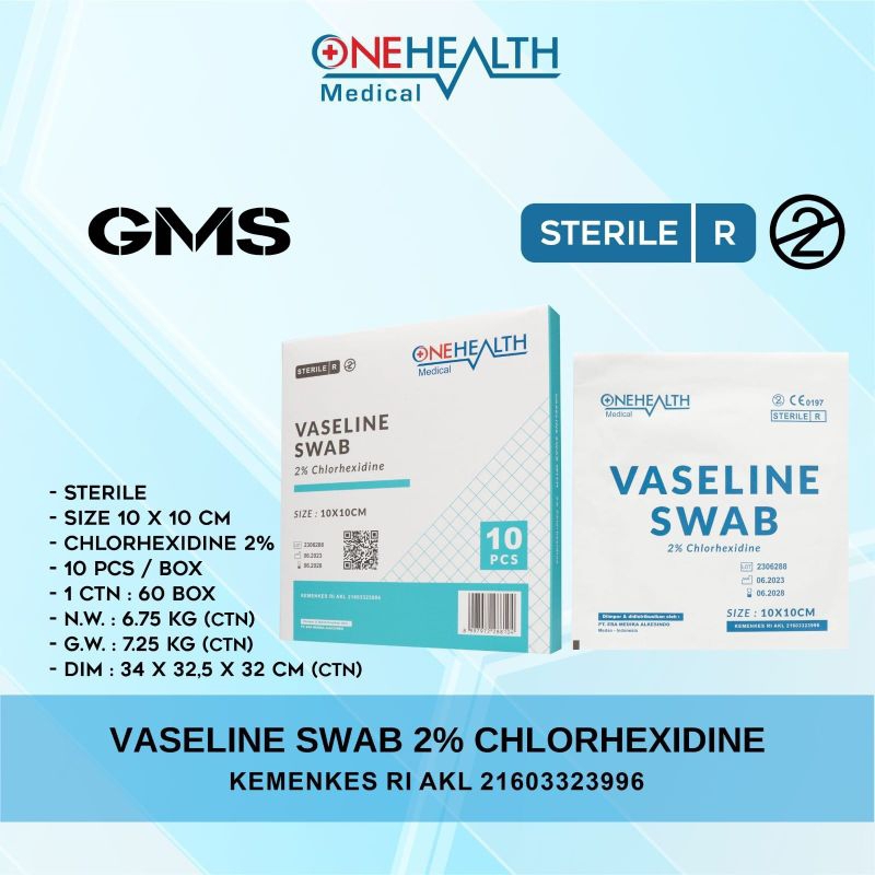 Vaseline Swab 10cm X 10cm / Kasa Antibiotik Penutup Luka