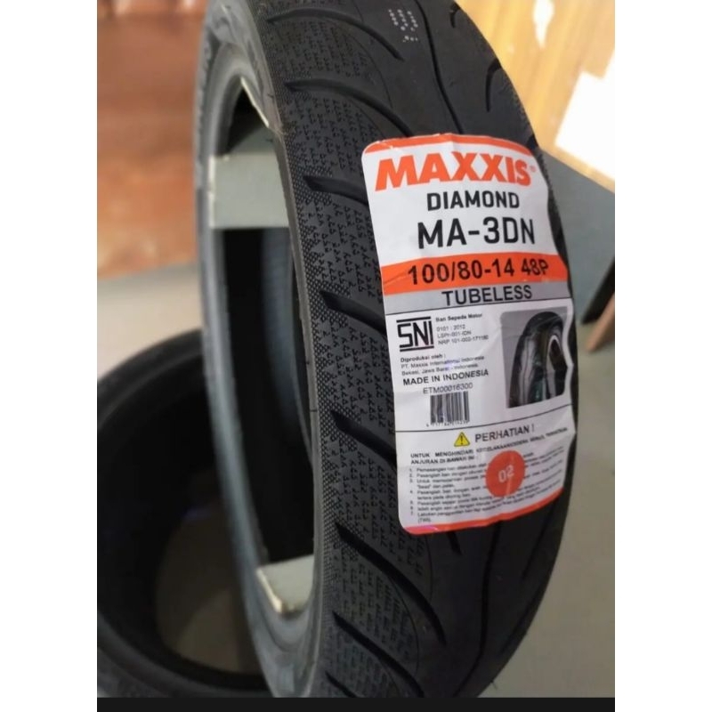 MAXXIS DIAMOND 100/80-14 TUBELESS