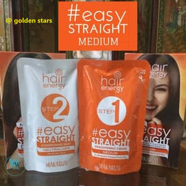 Makarizo Pelurus Rambut Easy Straight Medium - Smoothing Rambut Permanen