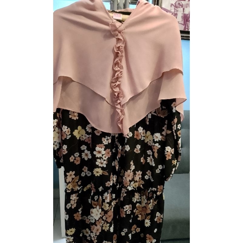 gamis ceruti babydoll anak