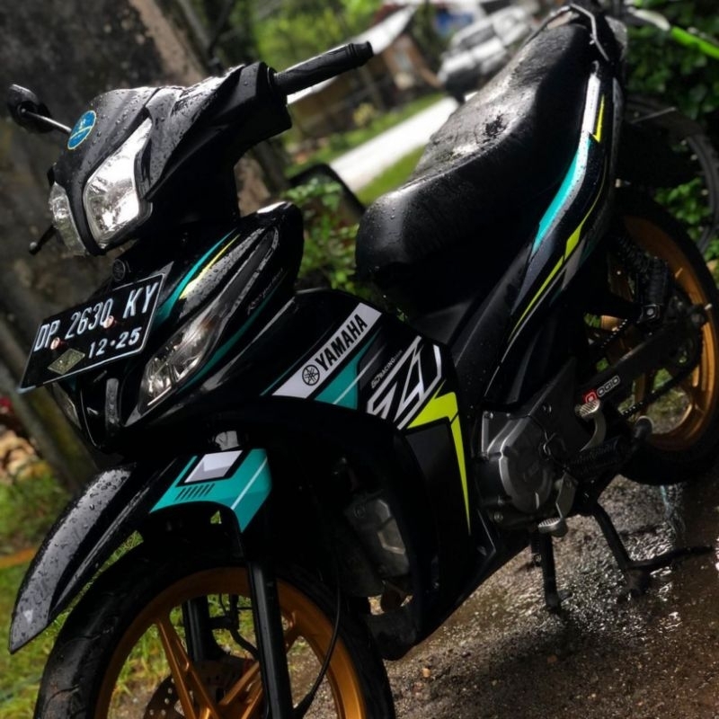 Striping Stiker Sticer Dekal Decal Emblem Printing Aksesoris Motor Yamaha Jupiter  Z1 Robot ZBurhan 