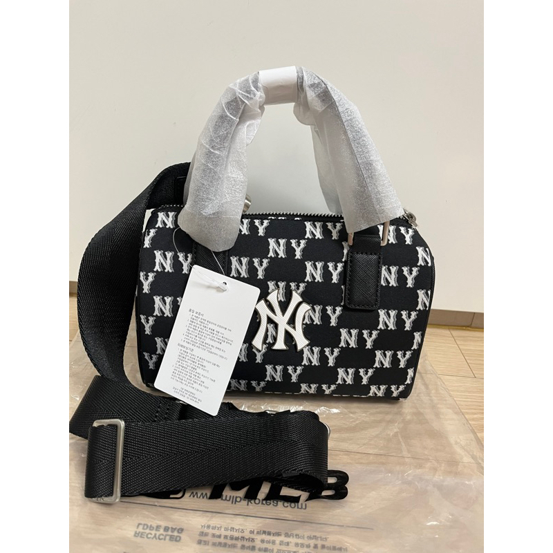 MLB classic monogram jacquard S boston bag - mlb bag boston authentic NEW