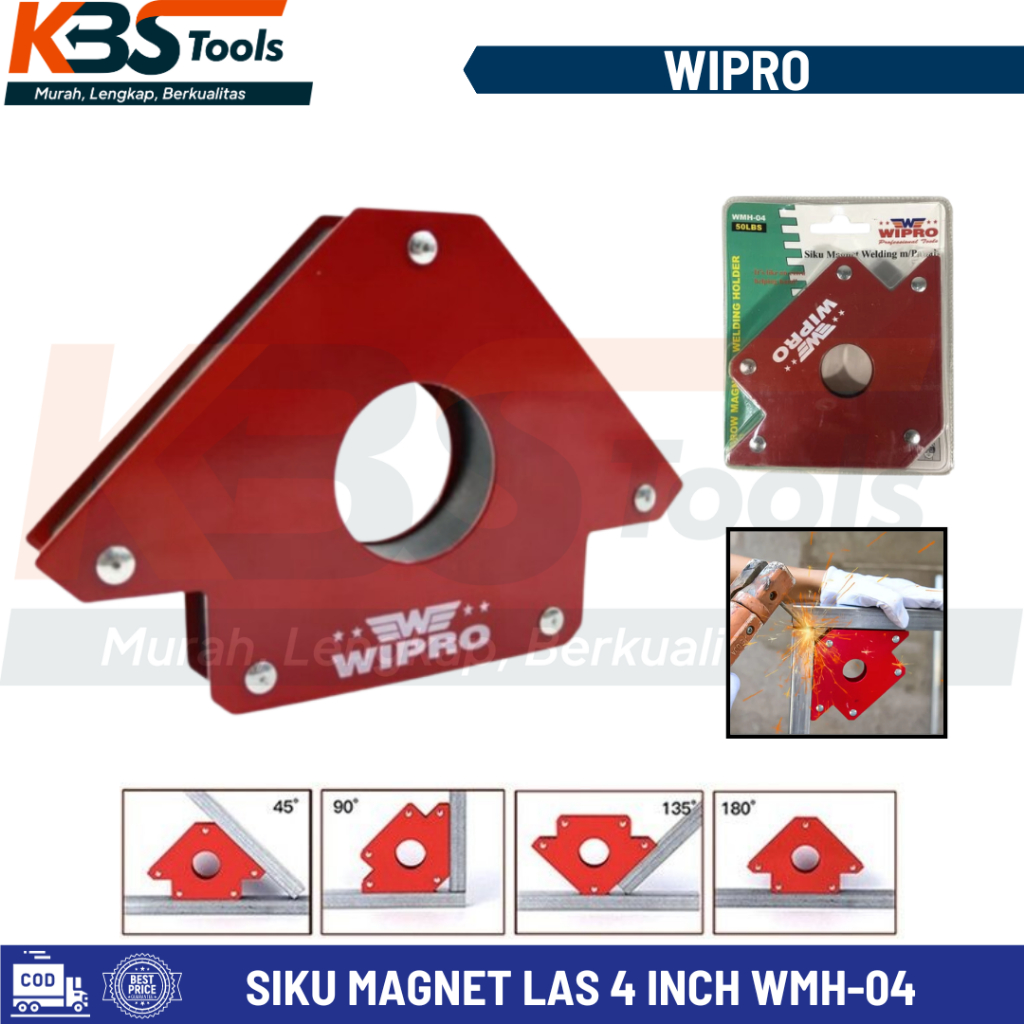 Magnet Holder Arrow Magnetic Siku Magnet Untuk Las 4 inch ALDO WIPRO WMH-04
