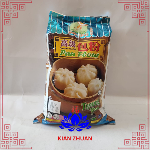 

Tepung Bapao/Pou Flour happy Grass 1.3kg