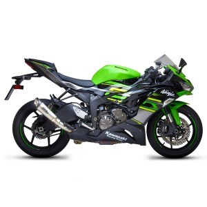 SC Project Slip On S1 Muffler Titanium Kawasaki ZX6R '19-'23