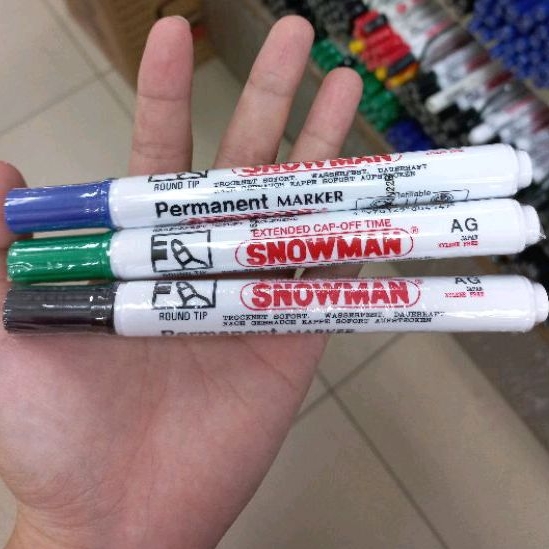 

Spidol Snowman AG12 Permanen ( tidak bisa dihapus ) 1pcs