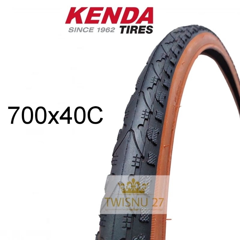 Ban Luar Kenda 700 x 40C (42-622) 85 Psi Coklat 700x40c