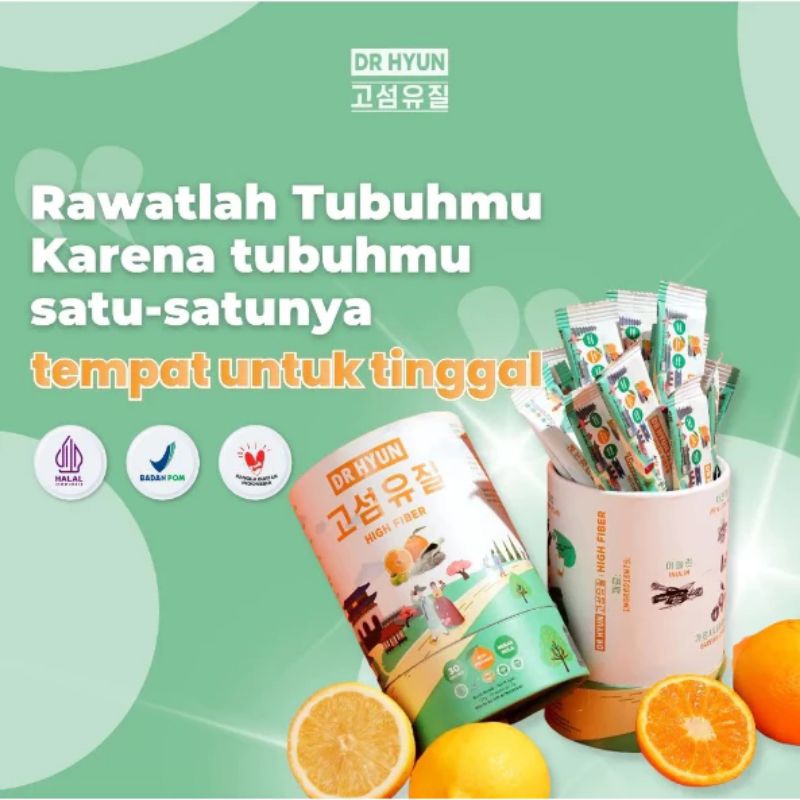 DR HYUN FIBER DRINK 15 SASET DR HYUN FIBER DRINK DIET DETOKS
