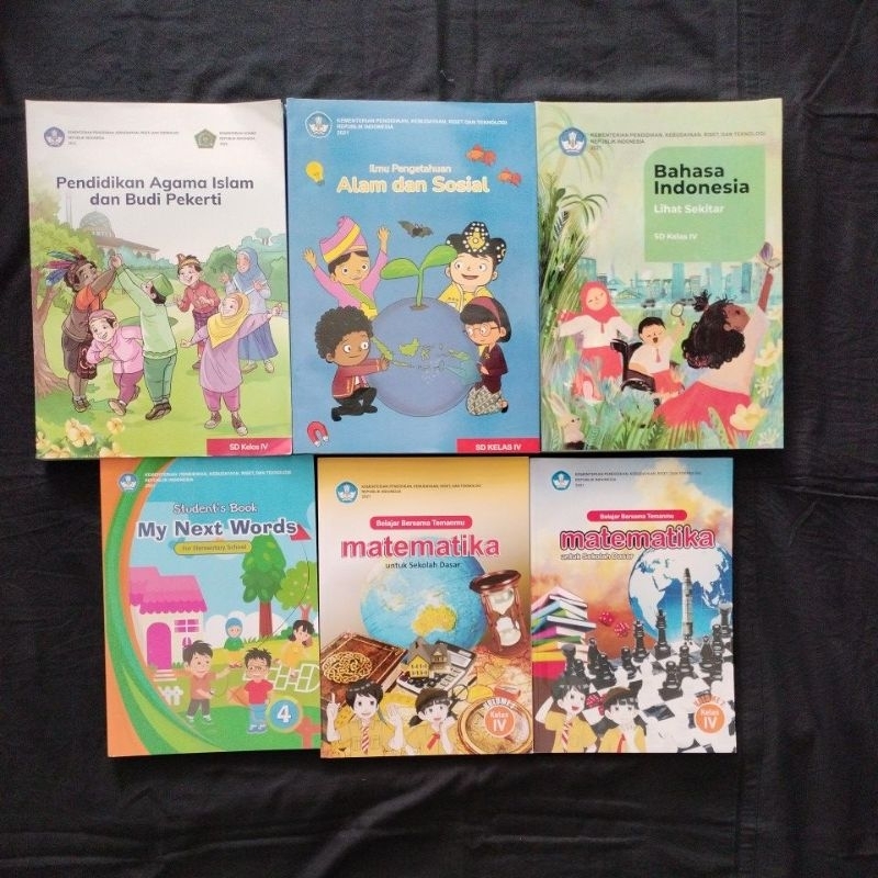 

Buku paket kurikulum merdeka untuk satu tahun dapat 6 buku kelas 4