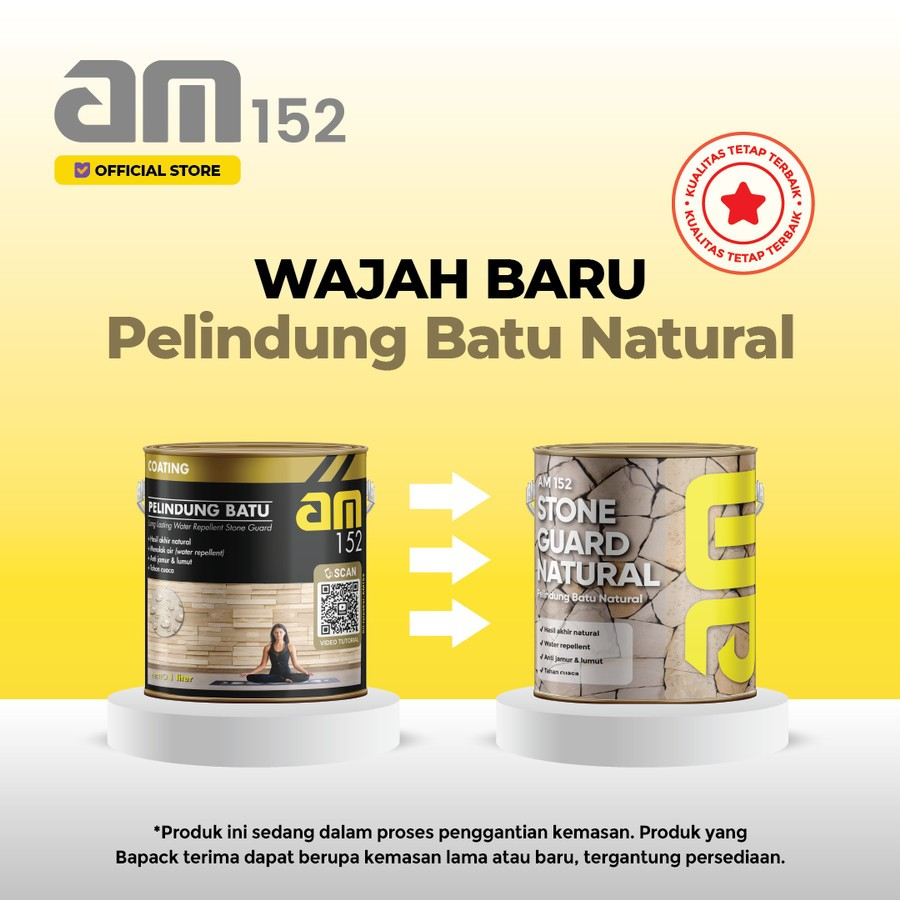 Cat Pelapis Batu Alam Relief Patung Bata Ekspose AM 152 Hasil Akhir Natural