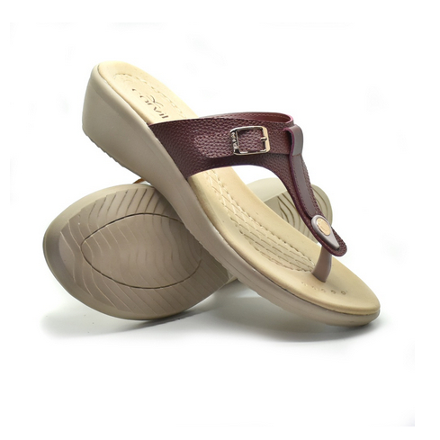 Carvil Sandal Casual Wanita Dewasa Laluna-01 Maroon