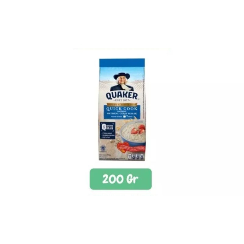 

Sereal Oat Quaker Oat Instan Oatmeal Merah Biru 200gr