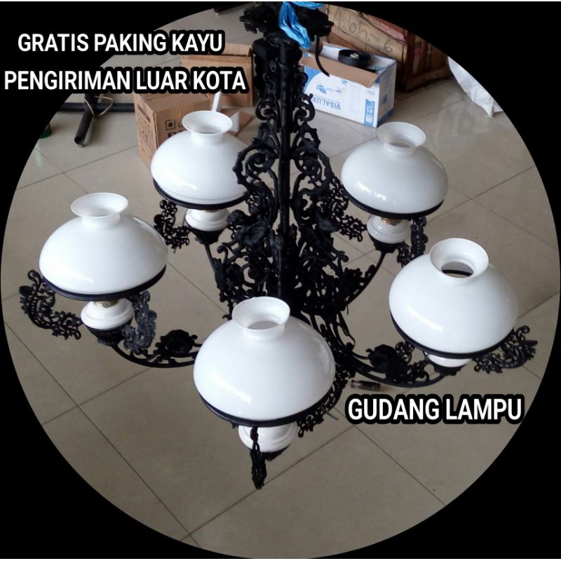 Lampu Gantung Antik Cabang5.R28