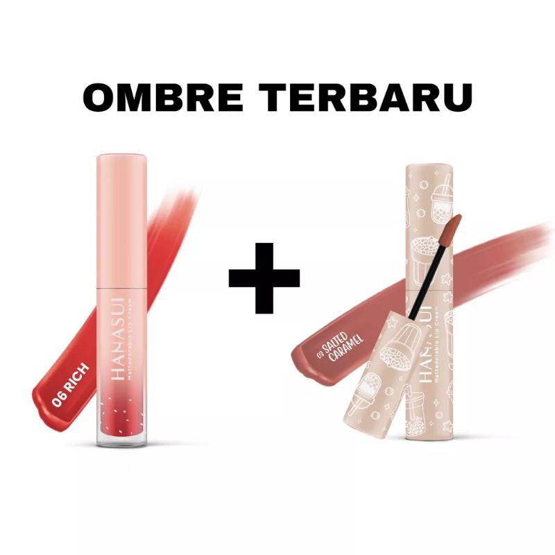 PAKET OMBRE lip cream hanasui