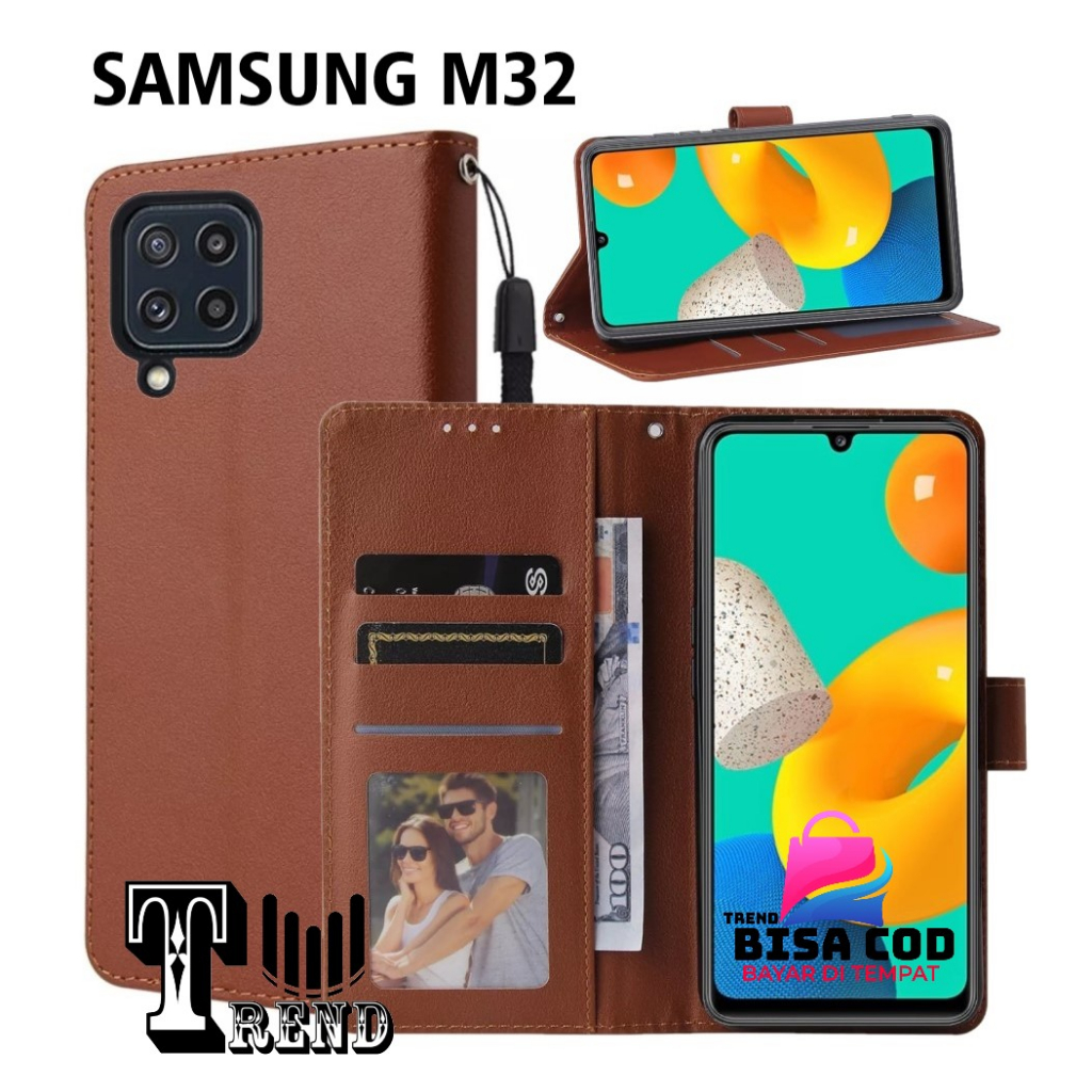 FLIP COVER SAMSUNG M32 LEATHER CASE FLIP SAMSUNG M32
