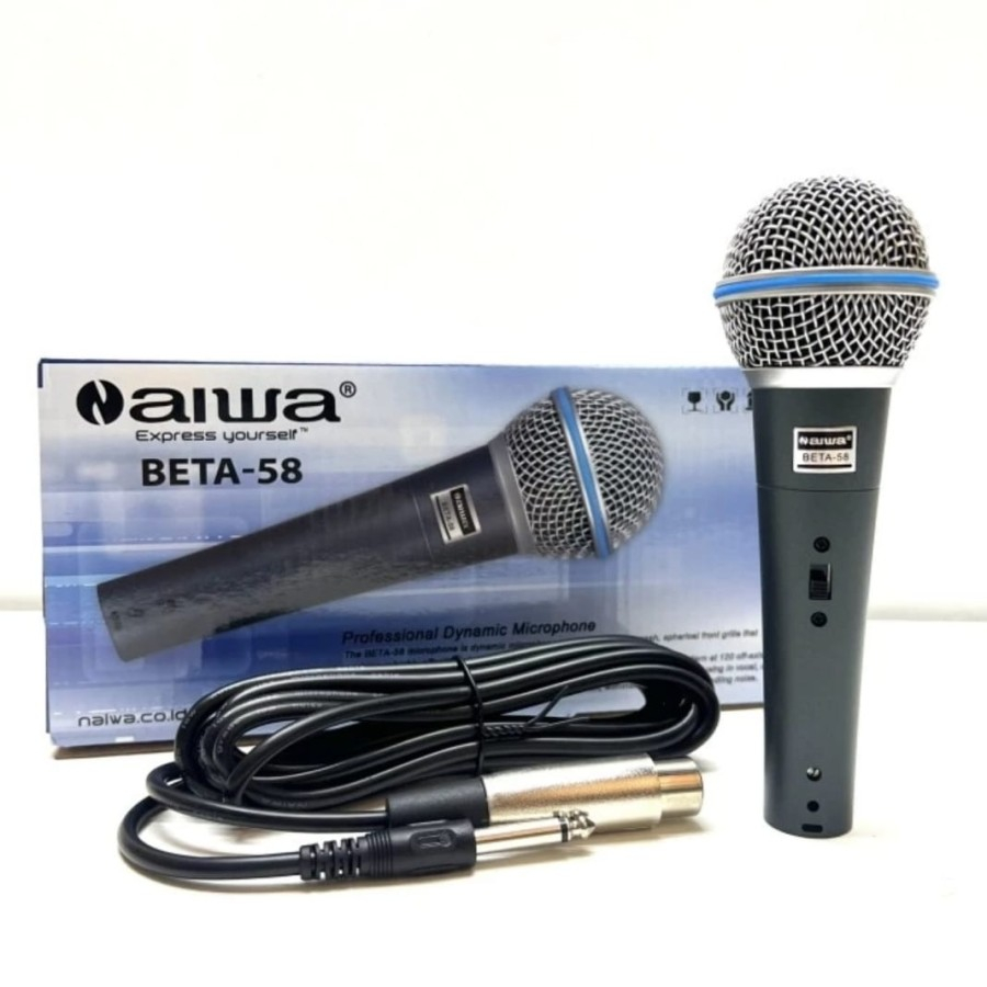 MURAH Mic Kabel AIWA Beta 58 / Aiwa Beta58 Microhpne Kabel Original